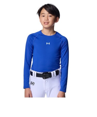 アンダーアーマー（UNDER ARMOUR）野球ユニフォーム ジュニア 練習着 ヒートギア コンフォート フィッティド 長袖 クルーネックシャツ 601272…