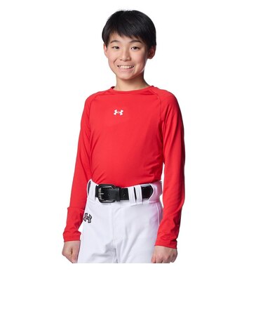 アンダーアーマー（UNDER ARMOUR）野球ユニフォーム ジュニア 練習着 ヒートギア コンフォート フィッティド 長袖 クルーネックシャツ 601272…