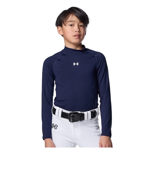 Under Armourアンダーアーマー アンダーシャツ　紺色　ネイビー　長袖 アンダーアーマー（UNDER ARMOUR）野球 アンダーシャツ ジュニア