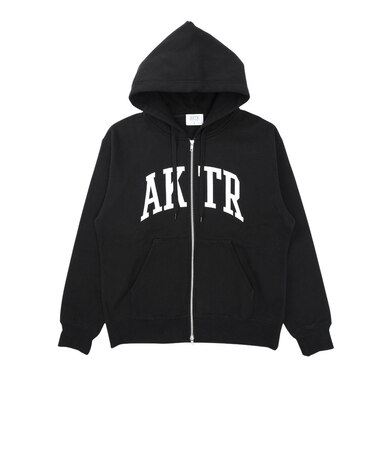 アクター（AKTR）バスケットボールウェア ジップ スウェット フーディー 225-024010 BK
