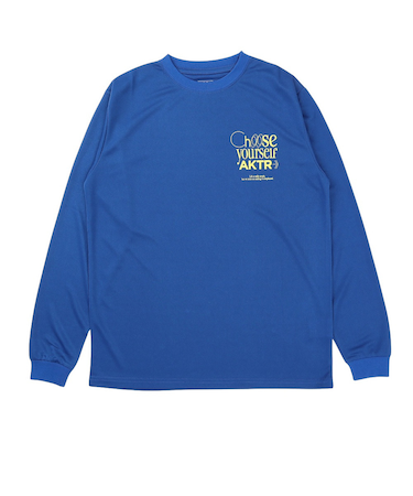 アクター（AKTR）バスケットボールウェア FEEL FREE 長袖Tシャツ 124-045005 BL