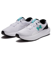 アンダーアーマー（UNDER ARMOUR）ランニングシューズ ジョギングシューズ チャージド サージ 4 ホワイト ブラック 3027000 111 スポー…