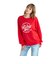 ロキシー（ROXY）ROXY WITH HEART PULLOVER クルーネックスウェット トレーナー ミニ裏毛 26SPRPO261072RED