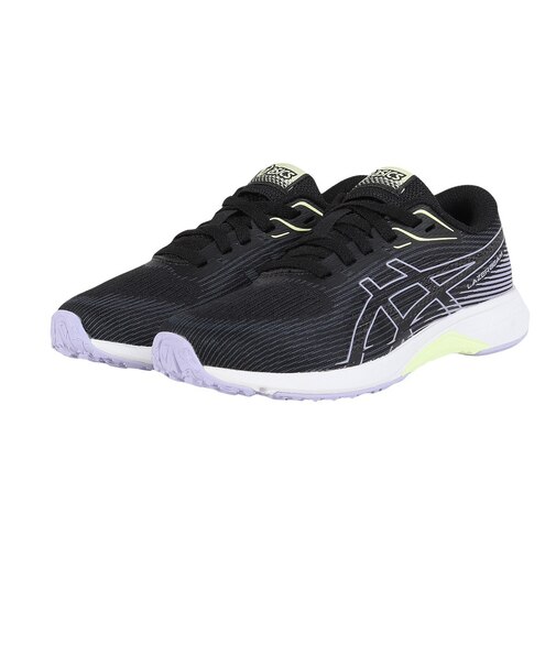 アシックス（ASICS）ジュニアスポーツシューズ スニーカー レーザービーム RK ブラック パープル 1154A222.003 トレーニングシューズ