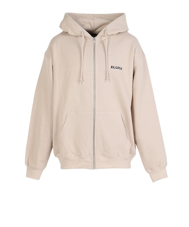 エクストララージ（XLARGE）OG ボックス ジップアップ フーデッド スウェットシャツ 101261012001-BEIGE