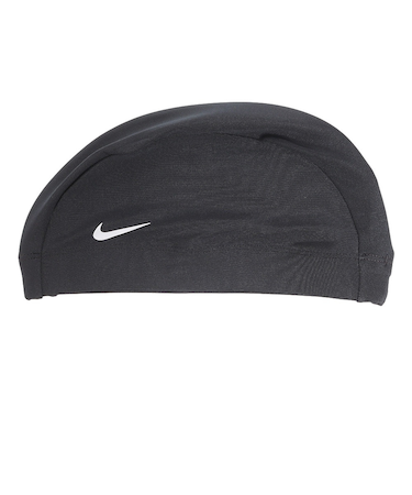 ナイキ(NIKE)水泳 2WAY キャップ 黒 NESSC150-001 スイムキャップ スイミングキャップ 水泳帽 フリーサイズ ブラック 競泳 フィットネ…