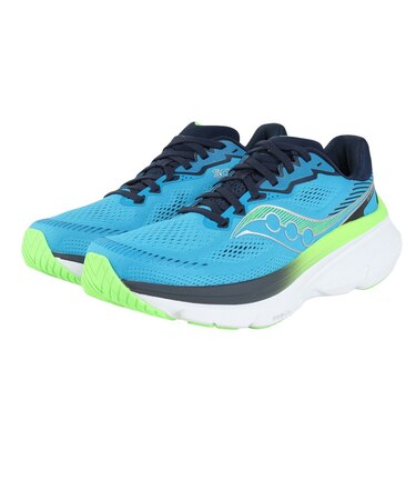 サッカニー（SAUCONY）ランニングシューズ ジョギングシューズ ガイド 19 グリーン グレー S21058-150 COBALT/NAVY スポーツ シ…