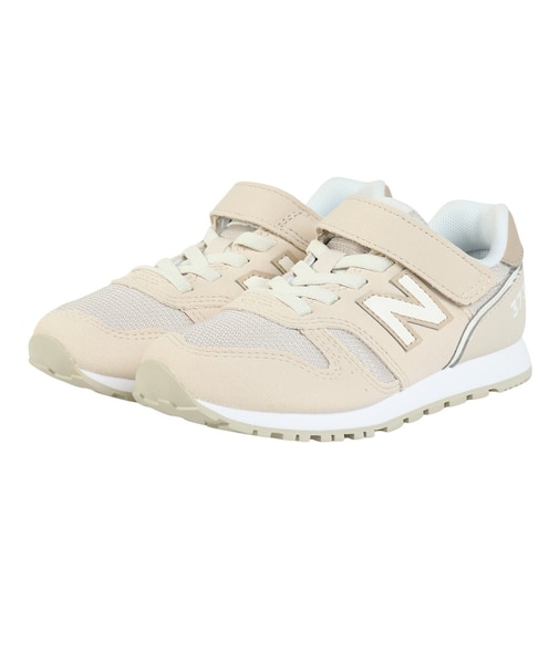 ニューバランス（new balance）ジュニアスニーカー スポーツシューズ 373 バンジー ウィズ トップ ベージュ Y3733DBM カジュアルシューズ…