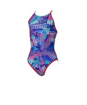 スピード（SPEEDO）競泳水着 レディース 水泳 モノグラムジャパン3ターンズスーツ ロイヤルブルー S-LLサイズ STW02608 RB