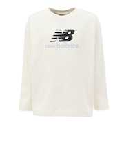 ニューバランス（new balance）スタックドロゴ ロングスリーブTシャツ YT61I4O0SST