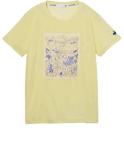 ルコックスポルティフ（lecoqsportif）接触冷感ポリエチレン半袖Tシャツ LT6SHT06L YL00