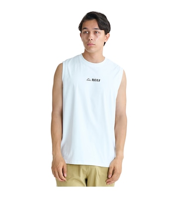 リーフ（REEF）ワンポイントロゴ ラッシュ タンクトップ 26SPELY261026WHT