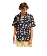 クイックシルバー（Quiksilver）ワンピース ゴムゴムの実 総柄グラフィック 半袖シャツ 26SPEQYWT04717PHM6