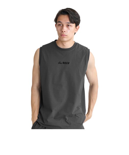 リーフ（REEF）ワンポイントロゴ ラッシュ タンクトップ 26SPELY261026BLK