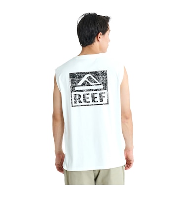 リーフ（REEF）ボックスロゴ タンクトップ 26SPESL261009WHT