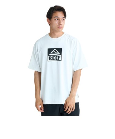 リーフ（REEF）ボックスロゴ ラッシュ 半袖Ｔシャツ 26SPELY261023WHT
