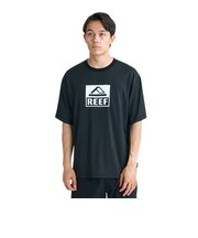 リーフ（REEF）ボックスロゴ ラッシュ 半袖Ｔシャツ 26SPELY261023BLK