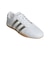 アディダス（adidas）スニーカー スポーツシューズ グランドコート ロー ホワイト ゴールド OOV27-JQ9685 スポーツ カジュアル シューズ