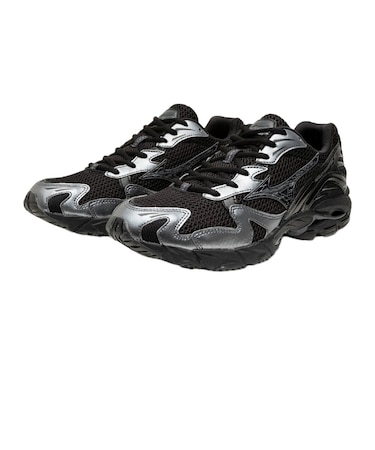 ミズノ（MIZUNO）ランニングシューズ タウンシューズ ウエーブライダー 10 ブラック シルバー D1GA261601 カジュアル シューズ スポーツ