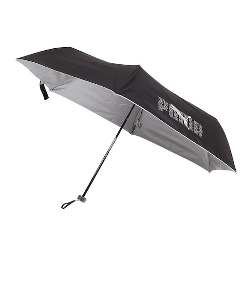 プーマ（PUMA）ジュニア 晴雨兼用SV無地 55cm 折畳みミニ傘 PBS75MN55 BK