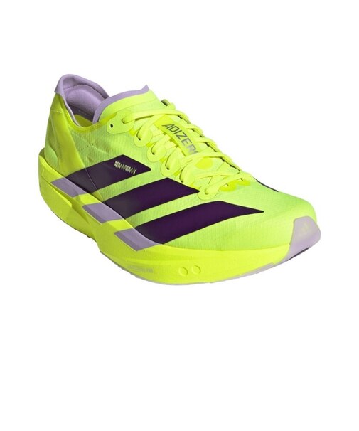 アディダス（adidas）ランニングシューズ トレーニングシューズ 部活 アディゼロ タクミセン 11 フラッシュイエロー NMQ29-JQ0782 スポーツ…