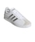 アディダス（adidas）スニーカー スポーツシューズ VL コート ベース ホワイト シルバー NLF53-ID3716 スポーツ カジュアル シューズ