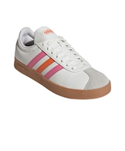 アディダス（adidas）スニーカー スポーツシューズ VL コート ベース ホワイト ピンク NLF53-IH9341 スポーツ カジュアル シューズ