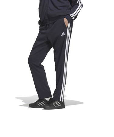 アディダス（adidas）スリーストライプス レギュラーフィット ダブルニット オープンヘム トラックパンツ DP187-KR6435