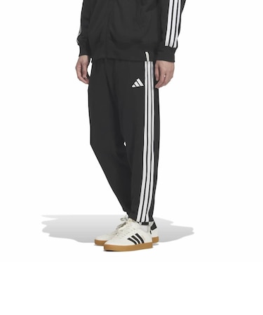 アディダス（adidas）エッセンシャルズ プラス スリーストライプス フレンチテリー カフパンツ TS985-KF3721