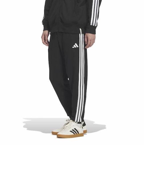 アディダス（adidas）エッセンシャルズ プラス スリーストライプス フレンチテリー カフパンツ TS985-KF3721