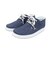 コンカラー（conqueror）カジュアルシューズ アーク II キャンバス ホワイト ネイビー WHITE NAVY タウンシューズ