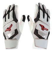 ミズノ（MIZUNO）バッティング用グローブ 野球 ウィルドライブ レッド 両手用 1EJEA29005