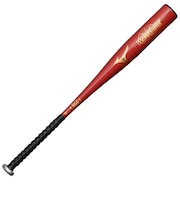 ミズノ（MIZUNO）少年軟式用バット 野球 ウィルドライブ レッド×ヒッティングナビ トップ 78cm/平均500g 1CJMY19378 62
