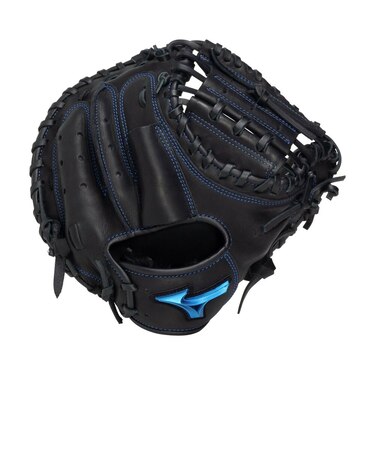 ミズノ（MIZUNO）少年軟式用グラブ 捕手用 野球グローブ ジュニア ウィルドライブ ブルー 1AJCY34700 09