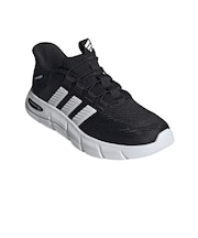 アディダス（adidas）スニーカー ウォーキングシューズ クラウドフォーム フレックス ラピッドフィット ブラック ホワイト ONE09-HP7002