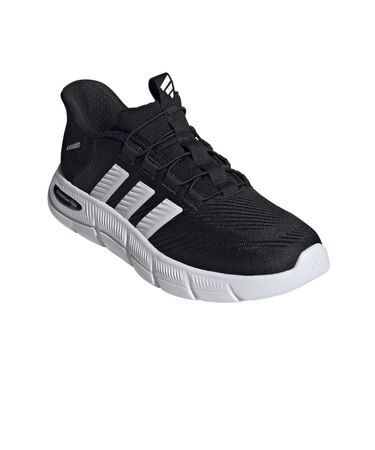 アディダス（adidas）スニーカー ウォーキングシューズ クラウドフォーム フレックス ラピッドフィット ブラック ホワイト ONE09-HP7002