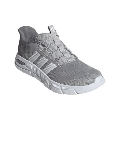 アディダス（adidas）スニーカー ウォーキングシューズ フレックス ラピッドフィット グレー ホワイト ONE07-HP6995 スポーツ シューズ