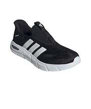 アディダス（adidas）スニーカー ウォーキングシューズ クラウドフォーム フレックス ラウンジ ラピッドフィット ブラック ホワイト ONE22-HQ25…