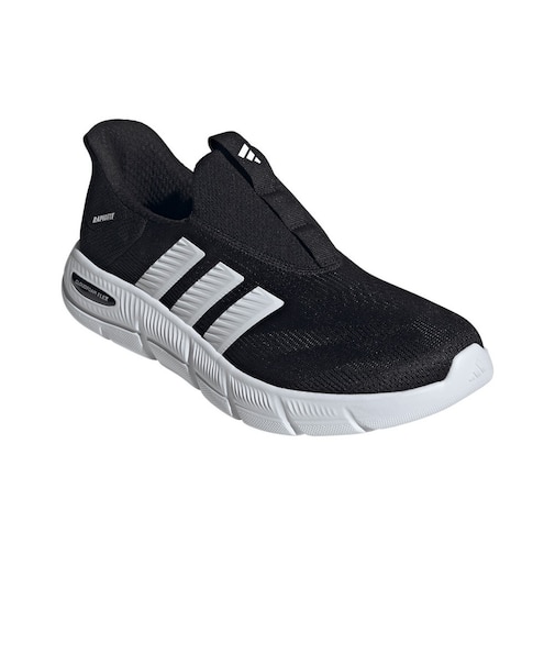 アディダス（adidas）スニーカー ウォーキングシューズ クラウドフォーム フレックス ラウンジ ラピッドフィット ブラック ホワイト ONE22-HQ25…