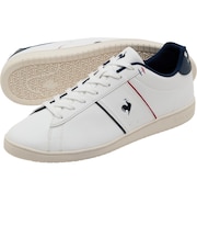 ルコックスポルティフ（lecoqsportif）スニーカー スポーツシューズ シャトー III ホワイト ネイビー LU6SSN10UZ WHNV スポーツ …