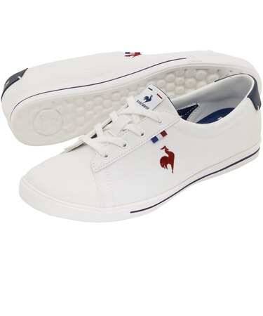 ルコックスポルティフ（lecoqsportif）スニーカー スポーツシューズ テルナウォーク II ホワイト レッド LU6SSN20LZ WHRD スポーツ…