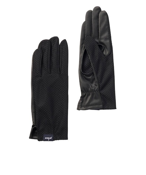 プリンス（PRINCE）テニス ロンググローブ 穴あき PG998 165 BLK