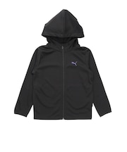 プーマ（PUMA）ジュニア ESS エレベーテッド メッシュ フルジップ フーディ 693700 01 BLK