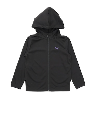 プーマ（PUMA）ジュニア ESS エレベーテッド メッシュ フルジップ フーディ 693700 01 BLK