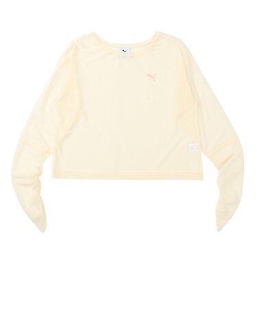 プーマ（PUMA）ESS エレベーテッド ロングスリーブ シアー Tシャツ 693761 87 OWHT