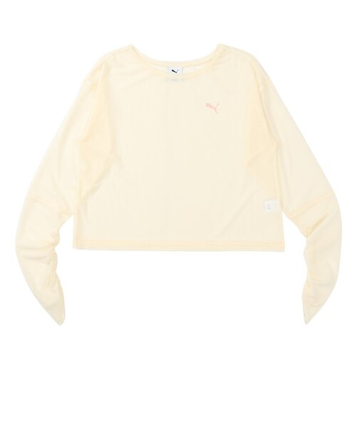 プーマ（PUMA）ESS エレベーテッド ロングスリーブ シアー Tシャツ 693761 87 OWHT