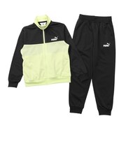 プーマ（PUMA）ジュニア ポリ カラーブロック スーツ B 上下セット 694283 38 FGRN