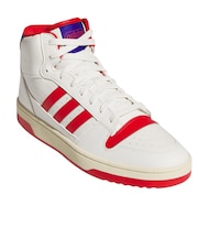アディダス（adidas）スニーカー スポーツシューズ ターンアラウンド ミッド ホワイト レッド OPO50-JQ1530 スポーツ カジュアル シューズ