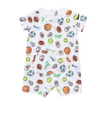 ナイキ（NIKE）ベビー スポーツボール プリント AOP ロンパース 56N754-001