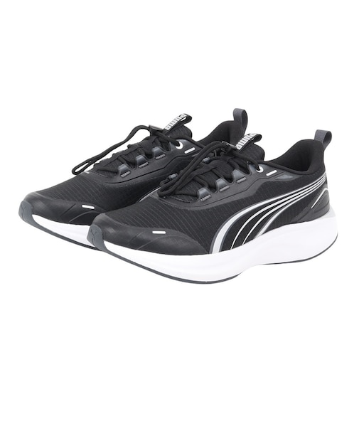 プーマ（PUMA）スニーカー スポーツシューズ ソフトライド ムーブオン F WD ブラック 31341401 スポーツ カジュアル シューズ